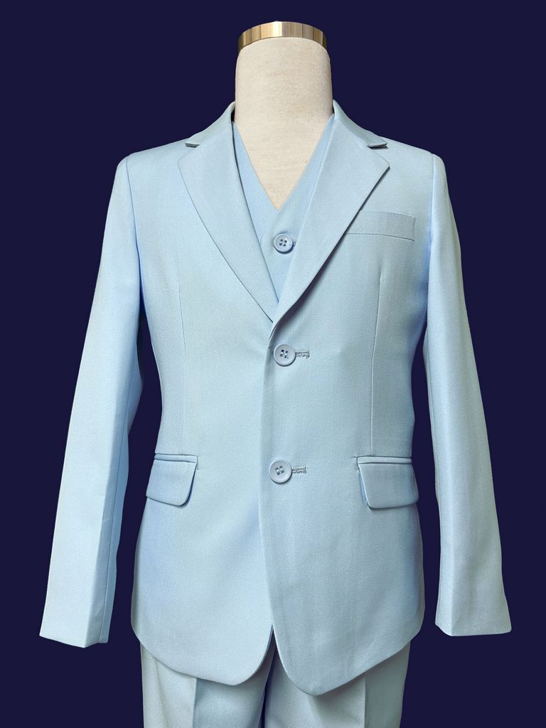 Boys 5 Piece Suit - Light Blue