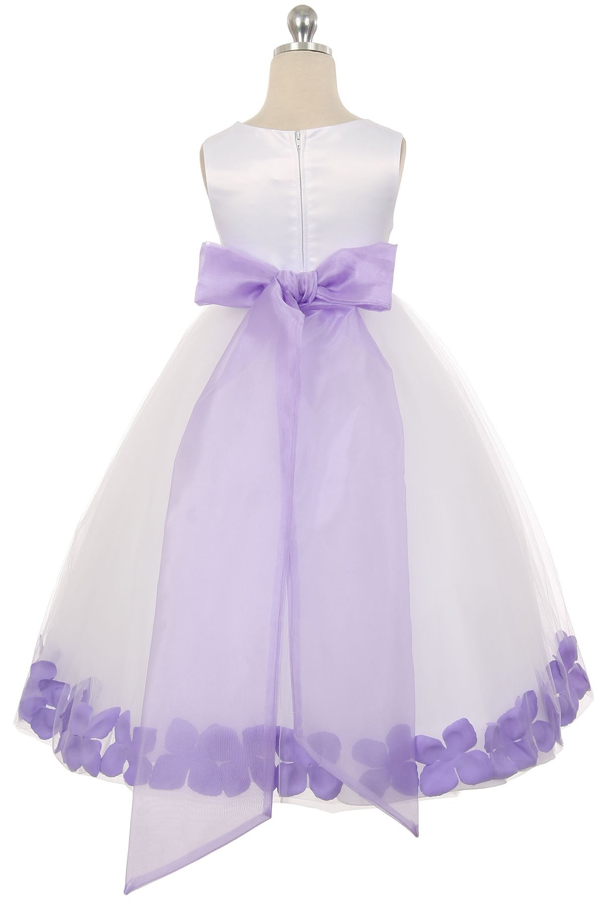 Classics flower petal girls dress, plus size Flower Girl dress, First Communion dress, fancy Birthday party girls dress or frock. Shop GTA, Canada now!