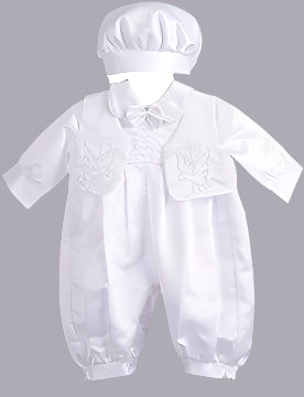 Dove & Cross Baptism Boys Romper is a darling boys Baptism romper & boys Christening romper. Shop white Baptism outfits online Canada in greater Toronto area.