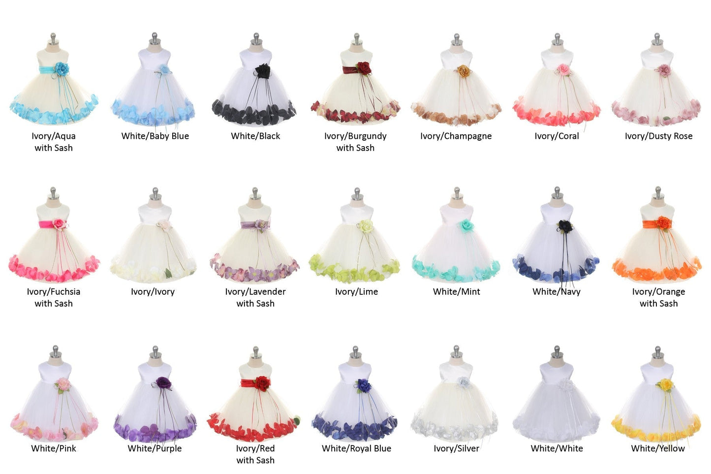 Classics Flower Petal Sash Dress