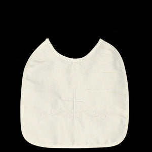 Lito silk bib baptism christening Canada