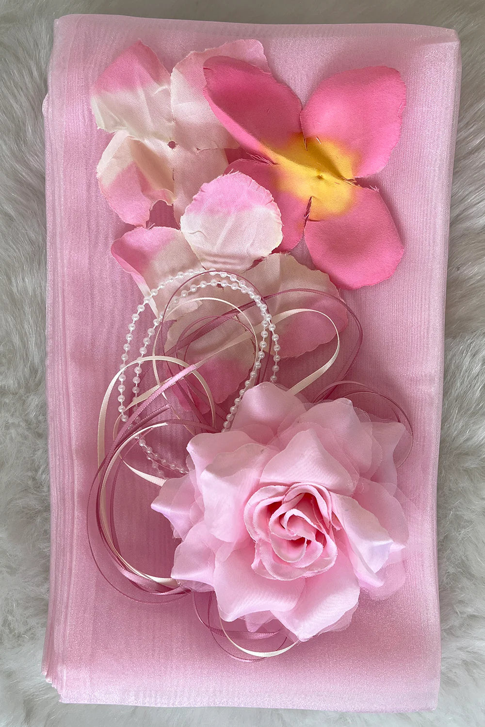 Organza Sash Petal Set Pink