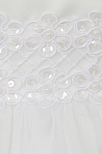 Pleated Cap Sleeve Girls Dress, plus size girls dress for First Communion or Flower Girl. Shop girls plus size dress and frock Canada, greater Toronto area..