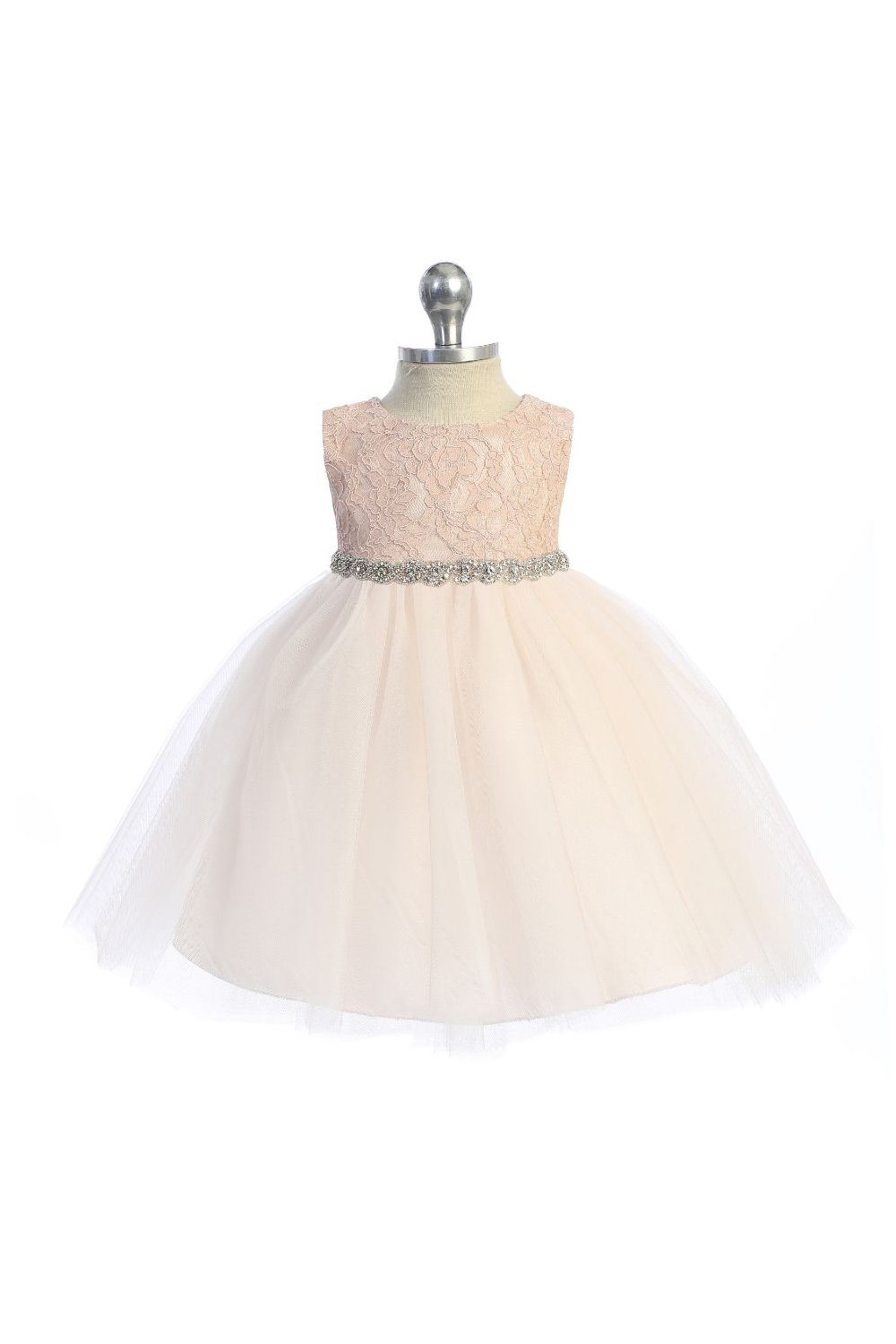 Anastasia Baby Girls Lace Top Dress