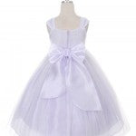 Soft Tulle Girls Dress - Blush