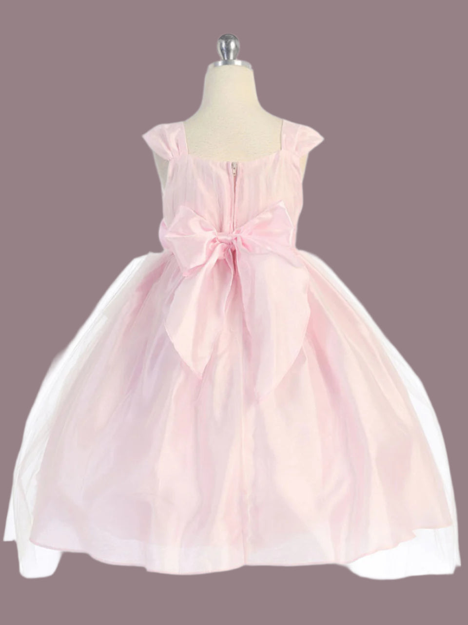Soft Tulle Girls Fancy Dress - Blush