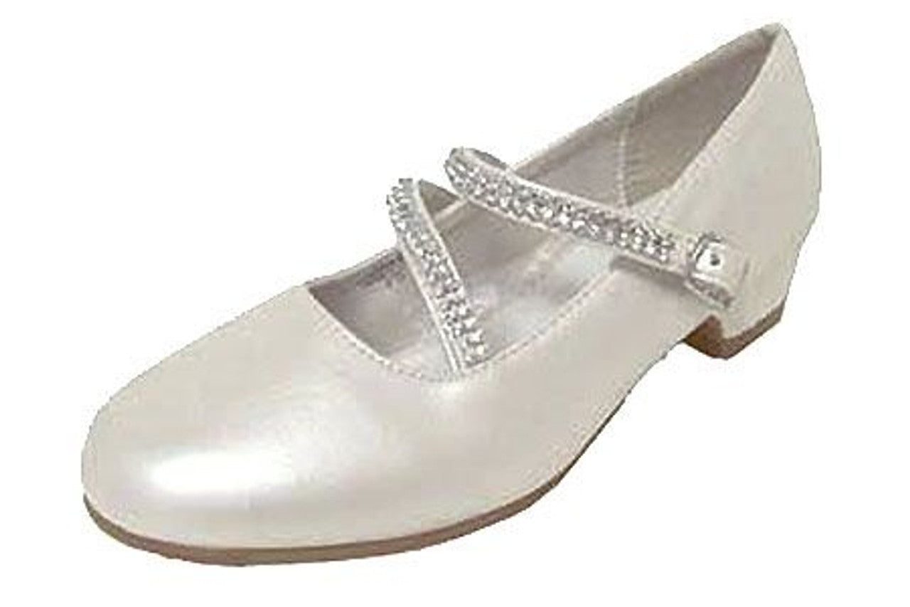 Double Diamond Strap High Heel Girls Shoe