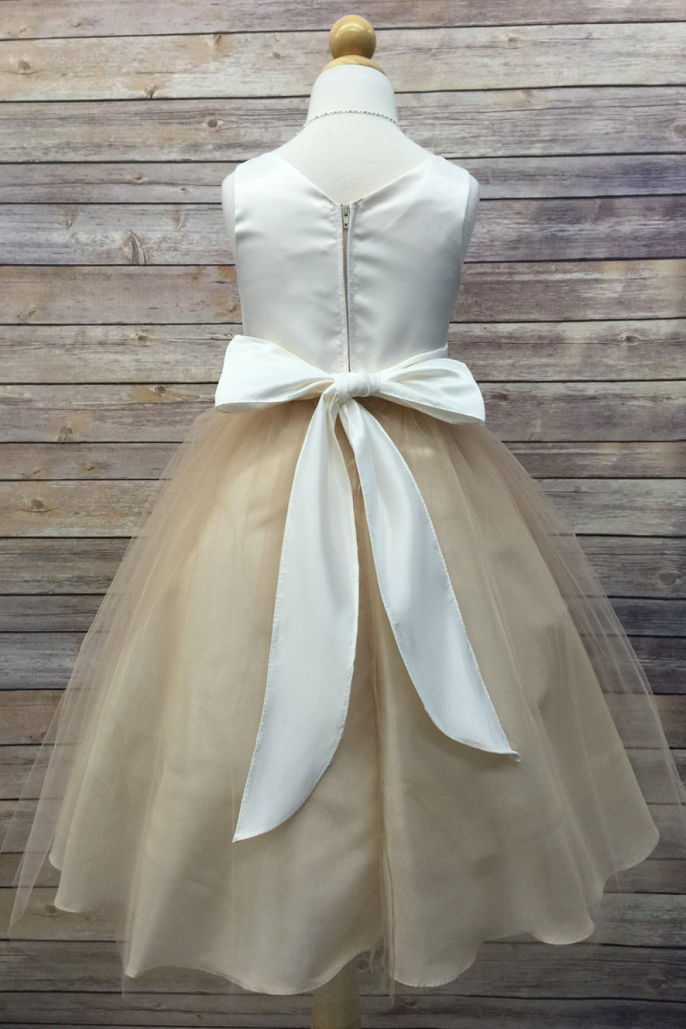 Bella Girls Dress With Rhinestone Belt