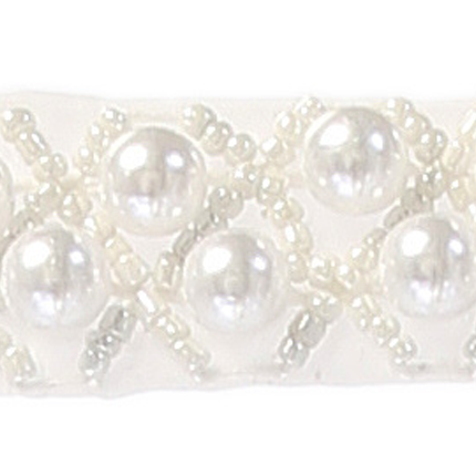 Thick pearl trim. Classic Satin Box Pleat Girls Dress - Customise Trim, girls formal dress for Flower Girl, First Communion or Baptisms. Shop girls dresses and frocks Canada.