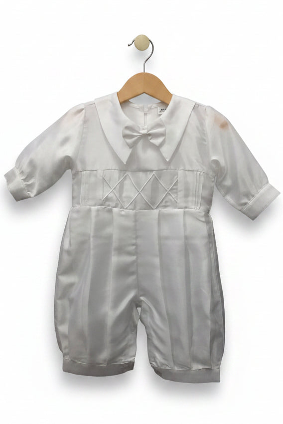fk Affordable Argyle Boys Baptism Christening Romper White Canada