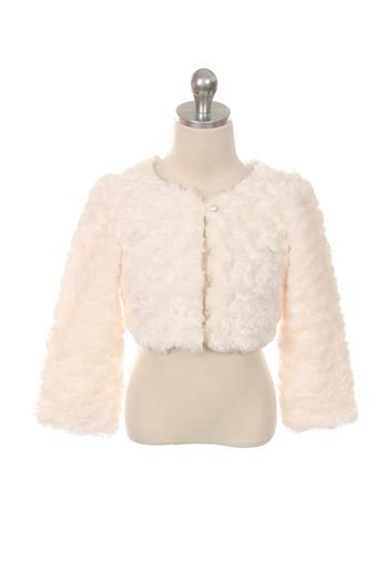 Cuddle Fur Bolero - Ivory