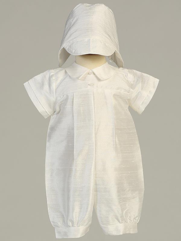 lito Raw Silk Boys Baptismal Christening Romper Canada