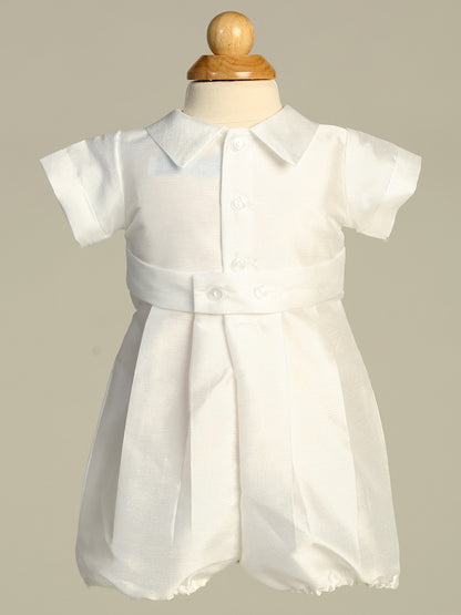 Boys Baptism Christening Romper Vest Overlay Canada back