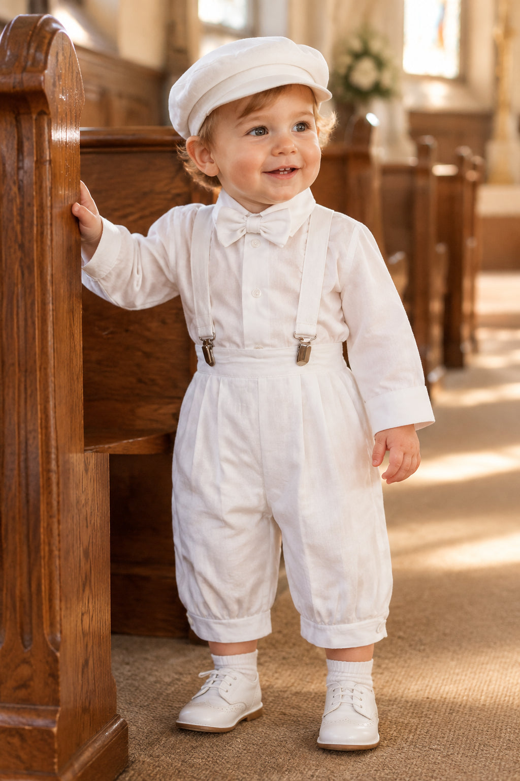 Boys Formal Knickers Set With Cap White Canada.