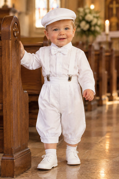 Boys Formal Knickers Set With Cap White Canada live