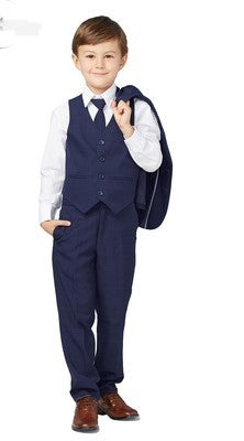 Boys Formal Vest Set 4 Piece Navy Live Canada