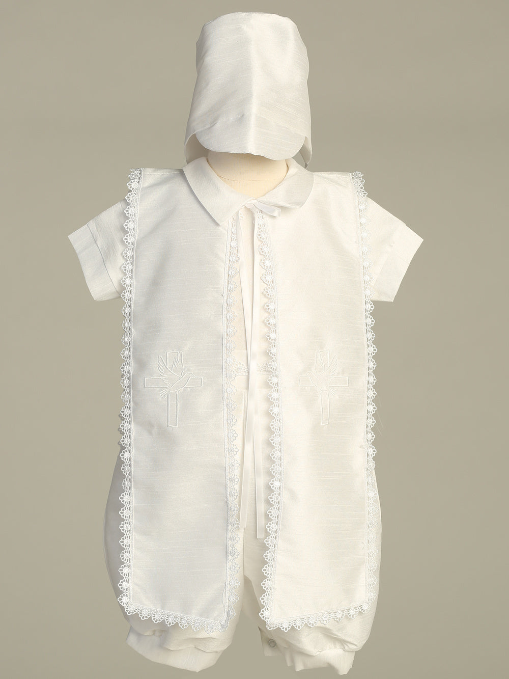 Boys Romper With Embroidered Shawl Baptism Christening Canada