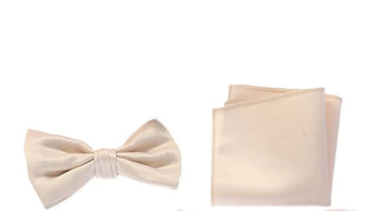 Boys Satin Vest Set with Bow Tie or Neck Tie  Canada – ivory