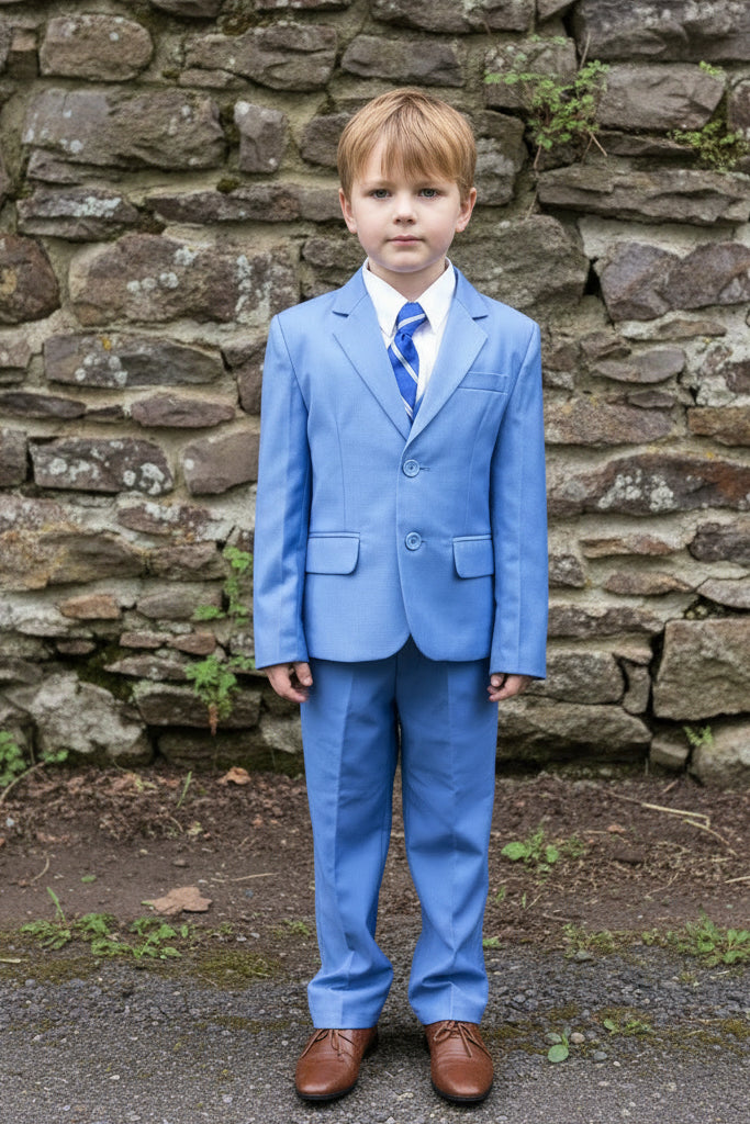 Boys Suit Five Piece Light Blue Canada 