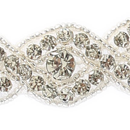 Braided Diamond Rhinestone Trim Canada 1