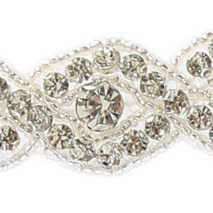 Braided Diamond Rhinestone Trim Canada 1