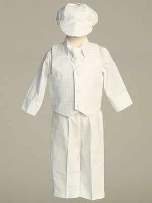 Checkered Boys Vest Set With Necktie Baptism Christening Canada