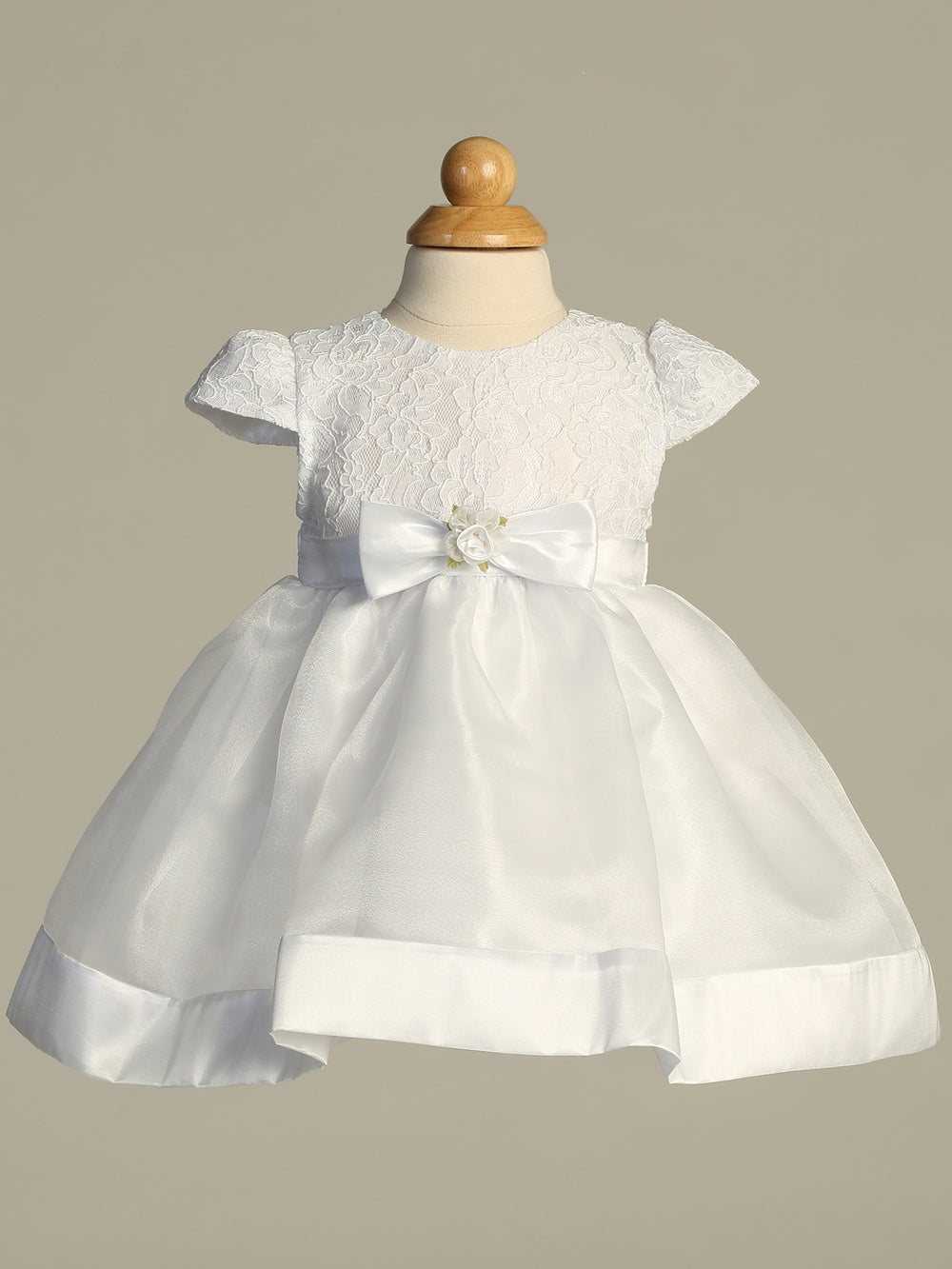 Classic Short Sleeved Baby Baptism & Christening Dress White Canada