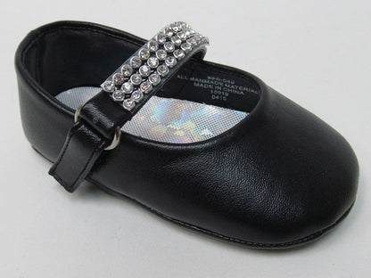 Diamond Strap Infant Girls Shoe White Ivory Silver Black Canada 2