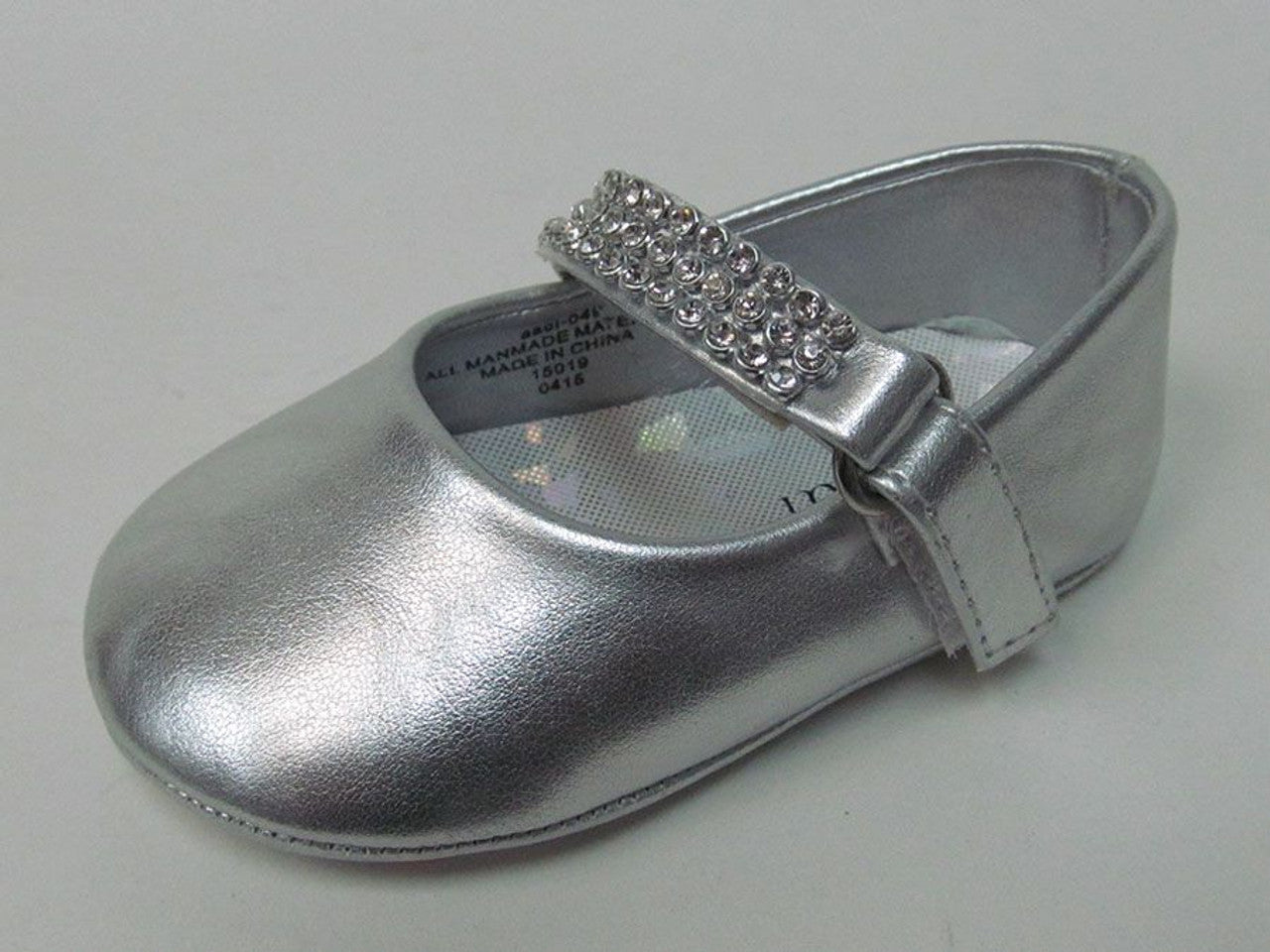 Diamond Strap Infant Girls Shoe White Ivory Silver Black Canada 4