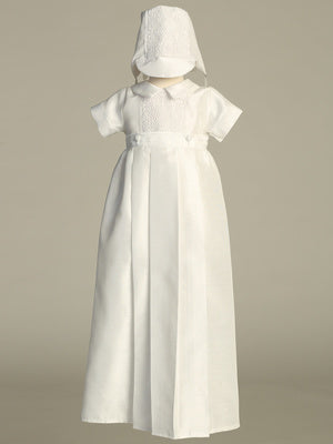Embroidered Lace Front Detachable Gown Baptism Christening Canada
