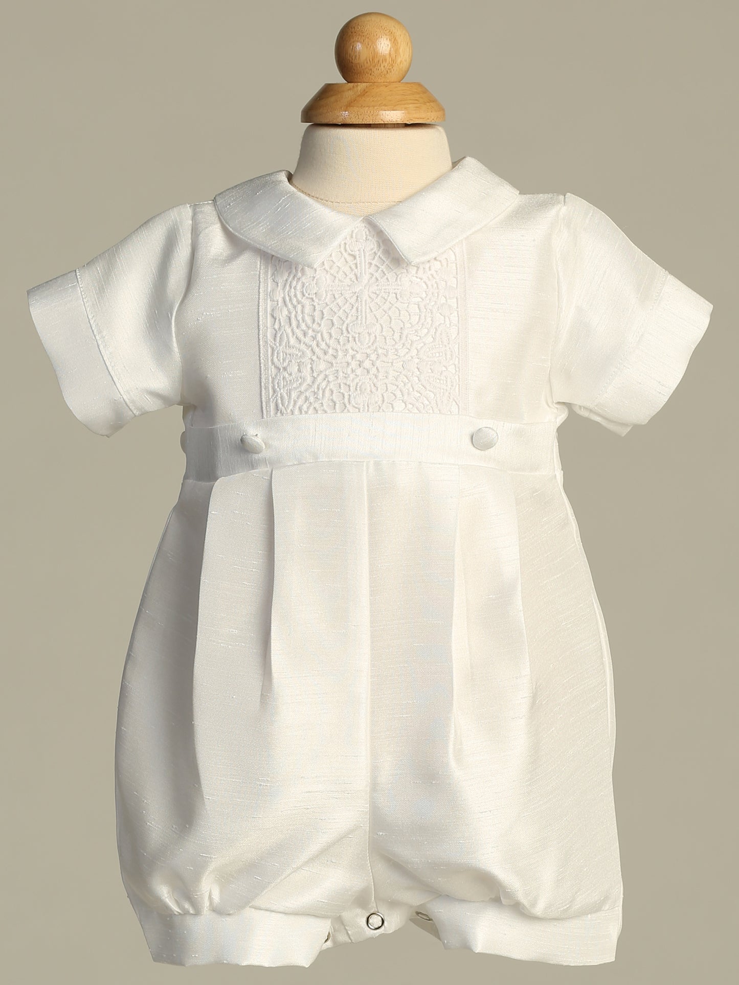 Embroidered Lace Front Detachable Gown Baptism Christening Canada
Romper