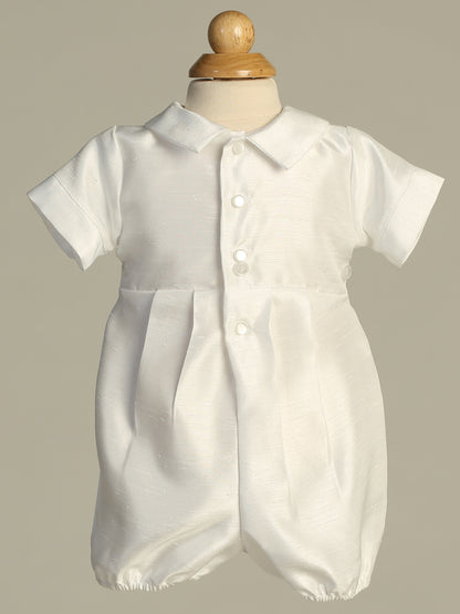 Embroidered Lace Front Detachable Gown Baptism Christening Canada Romper back 2