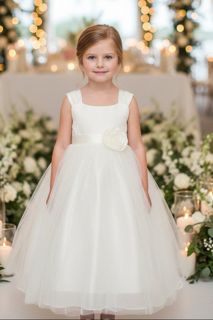 Fancy Allover Soft Tulle Overlay Formal Girls Dress Multi Colours Canada 2