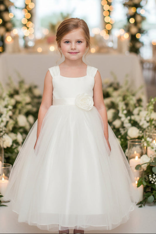 Fancy Allover Soft Tulle Overlay Formal Girls Dress Multi Colours Canada 2