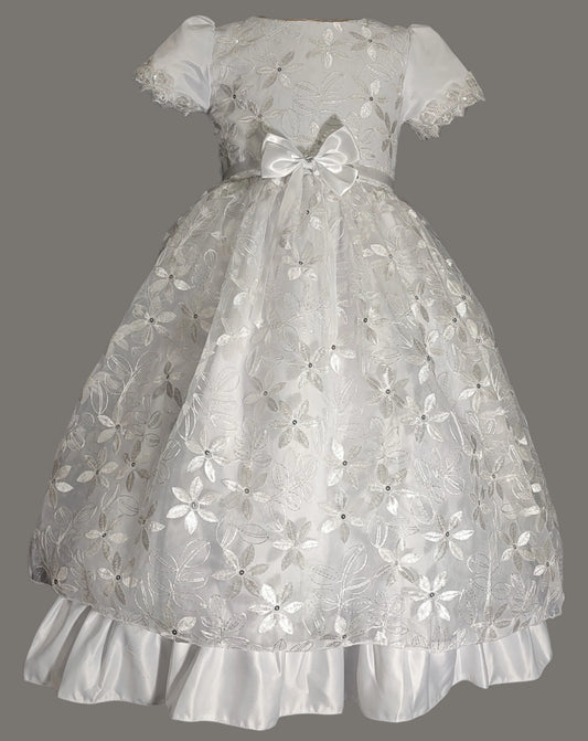 Fancy Daisy  Girls Baptism Gown Christening Gown White Canada