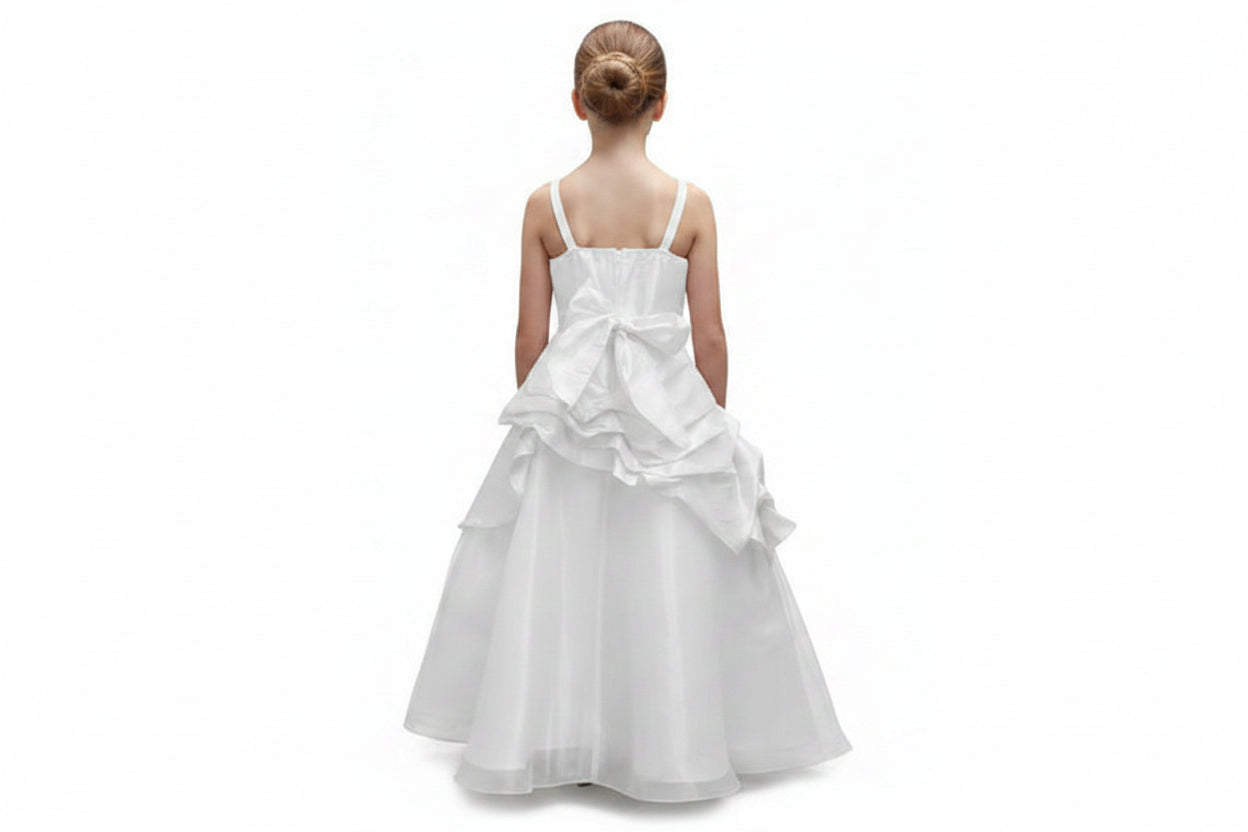 Fancy Girls First Communion Ball Gown Canada back