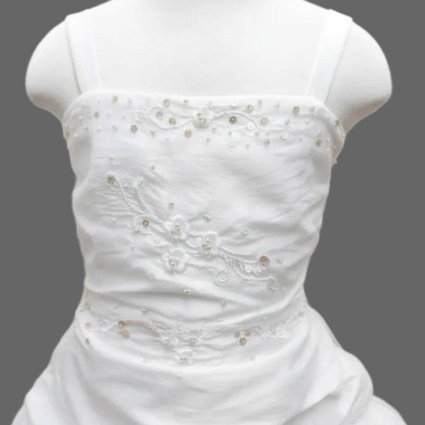 Fancy Girls First Communion Ball Gown Canada close
