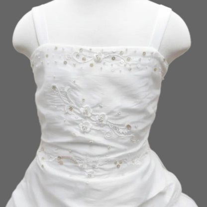Fancy Girls First Communion Ball Gown Canada close