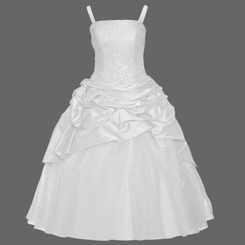 Fancy Girls First Communion Ball Gown Canada close up