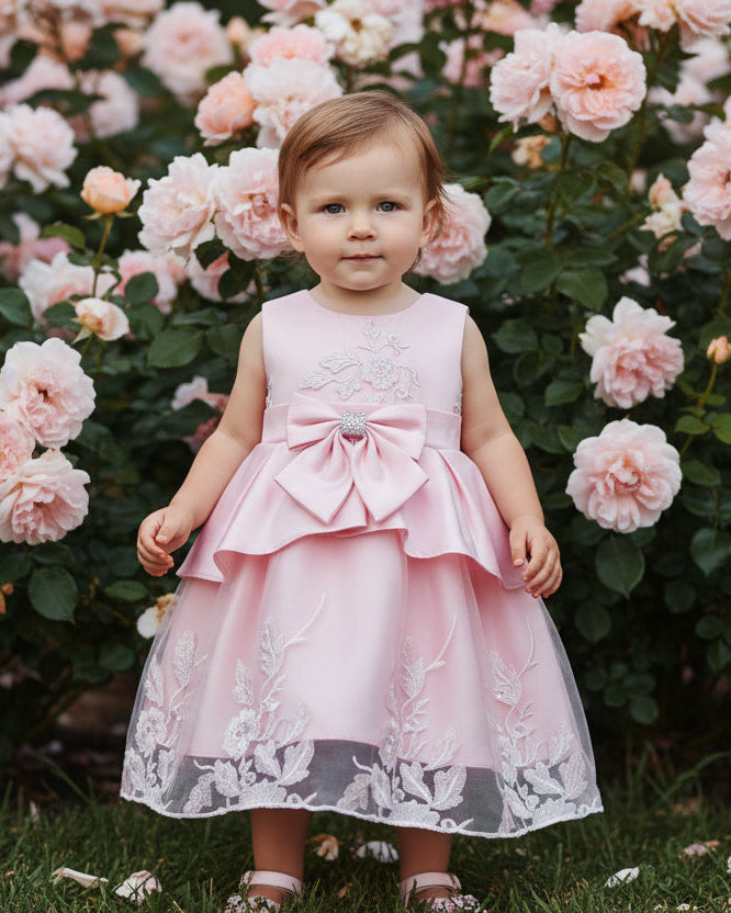 Fancy Pendulum Skirt Formal Infant Baby Dress Blush Pink Canada 