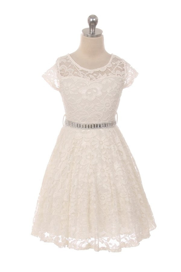 Girls Lace Party Dress Multi Colour Canada ivory