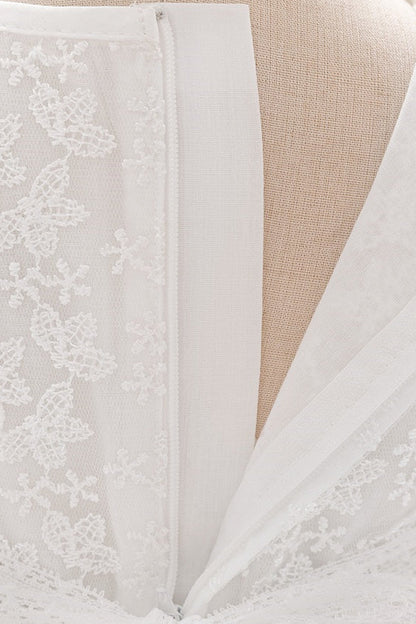Butterfly Sleeve Baptism Christening Dress White Canada