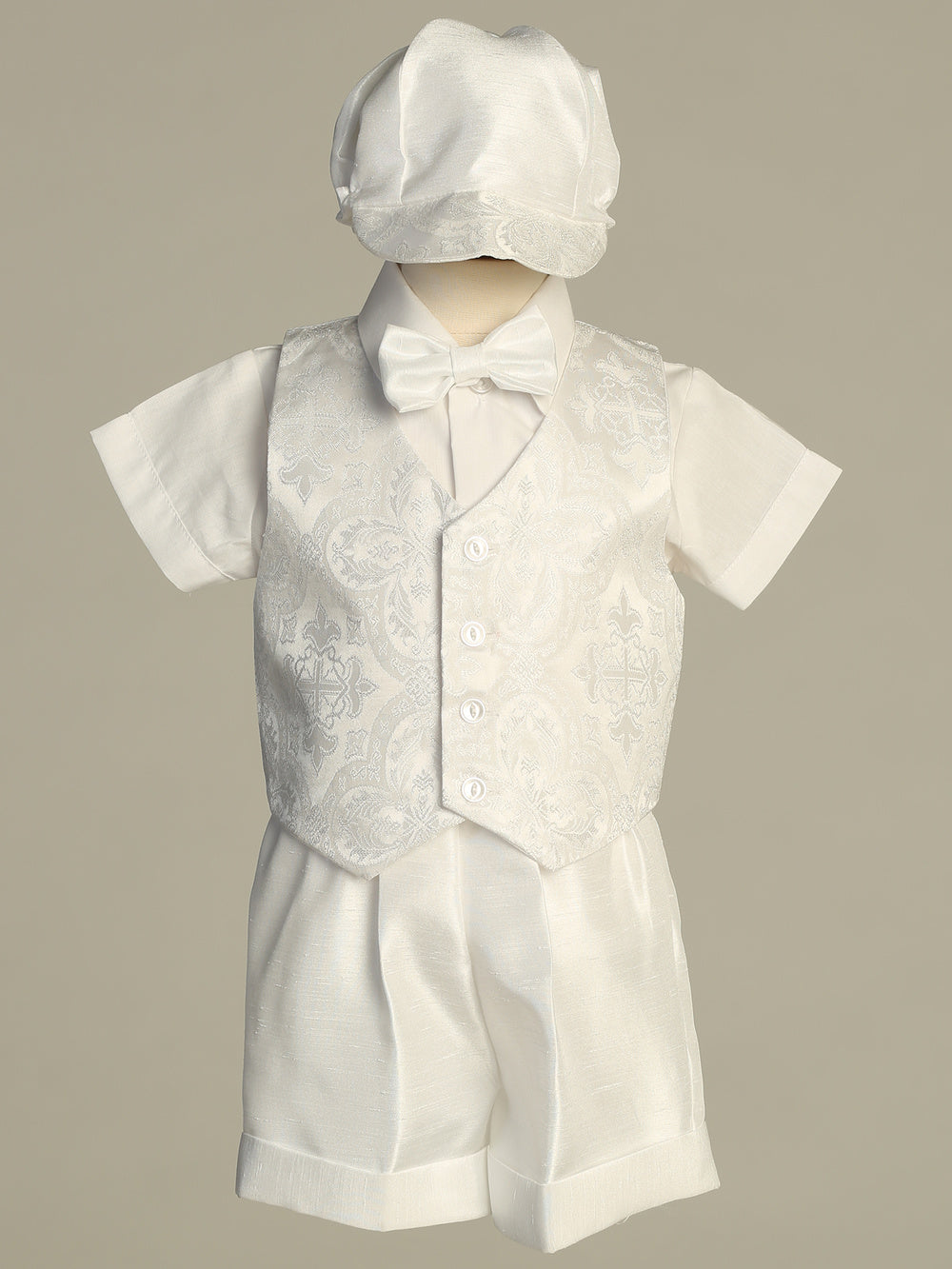 Jaccard Cross Boys Vest & Short Set Baptism Christening Canada