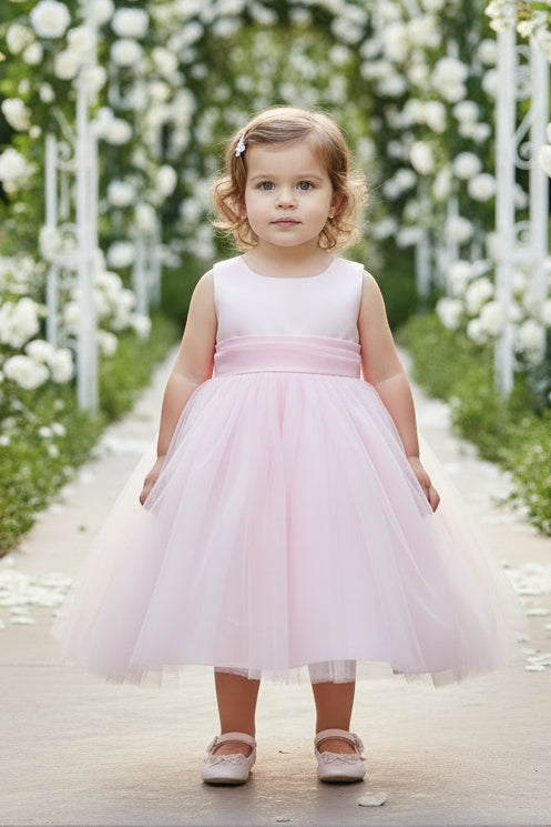 Lovely Full Layered Tulle Girls Dress To Customise Canada blush live