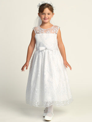 Lovely Sweetheart Top  Embroidered White Girls Dress Plus Size Canada