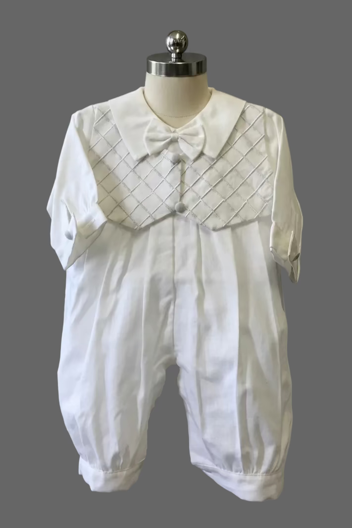 Preemie Newborn and Boys Romper Baptism Christening Cotton Linen Canada 2