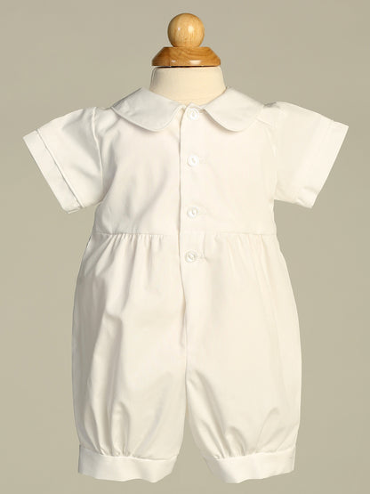 Silver Cross Boys Cotton Baptism Christening Romper Canada back