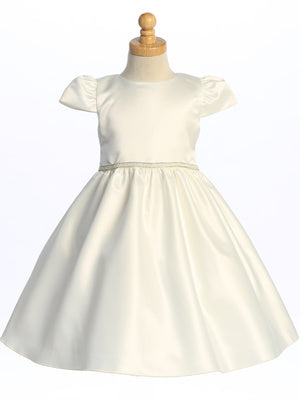 Simply Beautiful Satin Baby Girls Christening Baptism Dress Canada