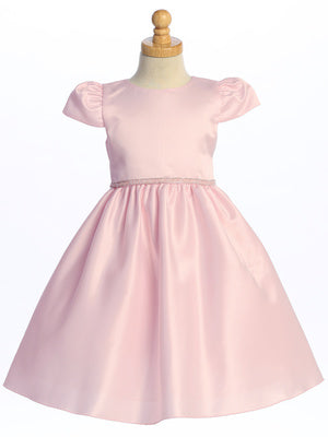 Simply Beautiful Satin Baby Girls Christening Baptism Dress Canada blush