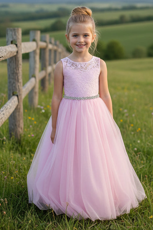 Fancy Lace Top Sweetheart Neck Line Baby Dress White Ivory Pink Canada live new rail